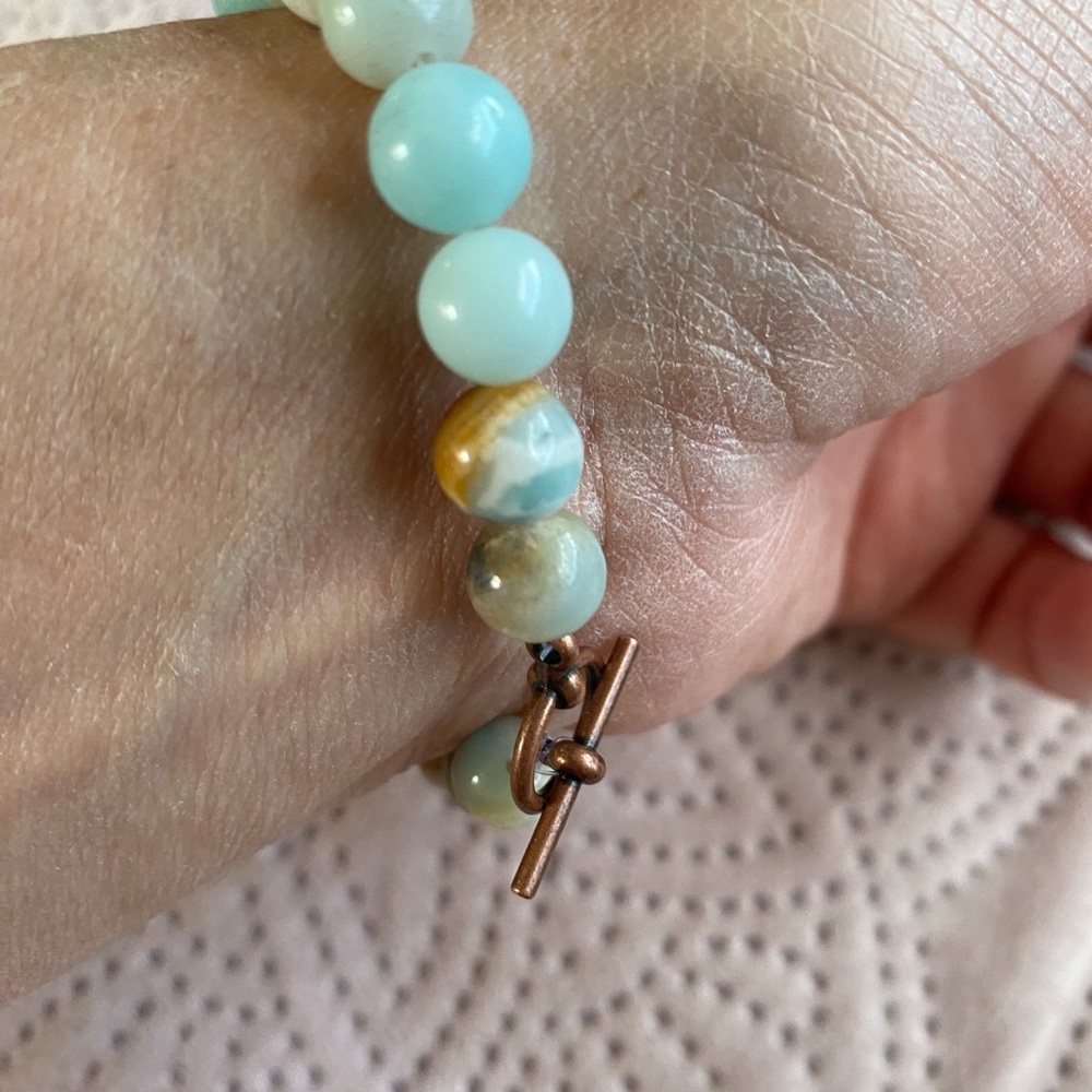Beautiful amazonite bracelet